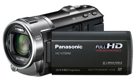 Panasonic HC-V700MK  Dual Flash Memory HD Camcorder