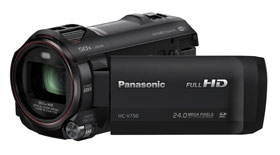 Panasonic HC-V750K Flash Memory HD WiFi Camcorder