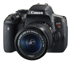 Canon EOS Rebel T6i DSLR Camera Camera