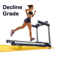 Treadmill with Decline Grade