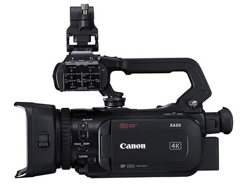 Canon XA50 Pro Side View