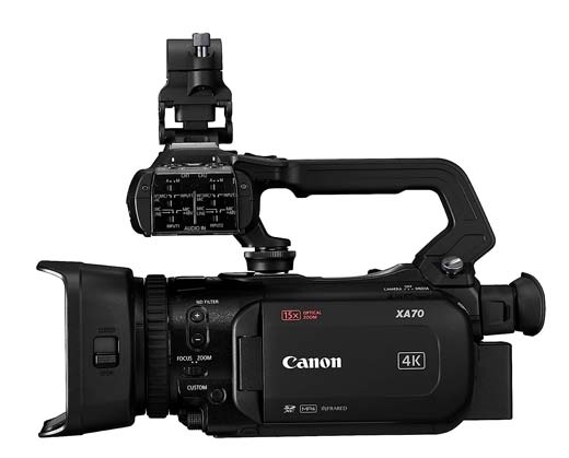 Canon XA70 Pro Side View